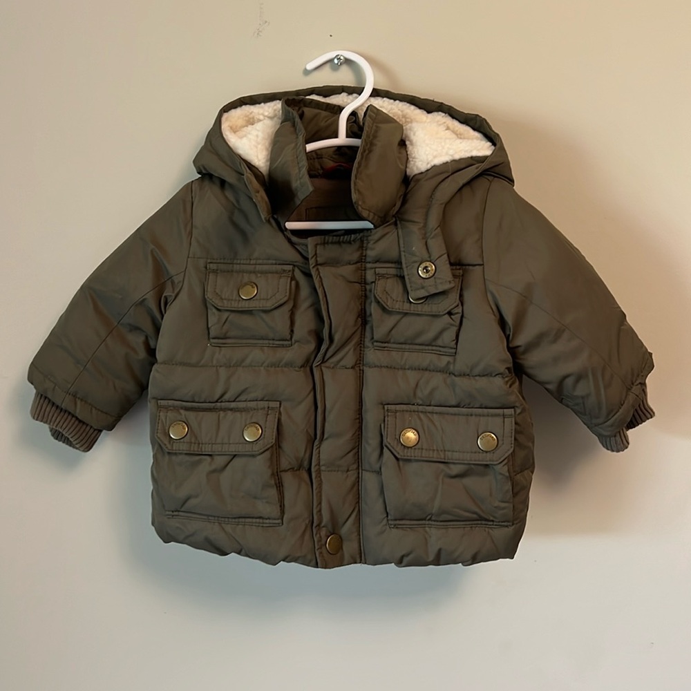 Dark Green Baby Gap Jacket 0-6 Months